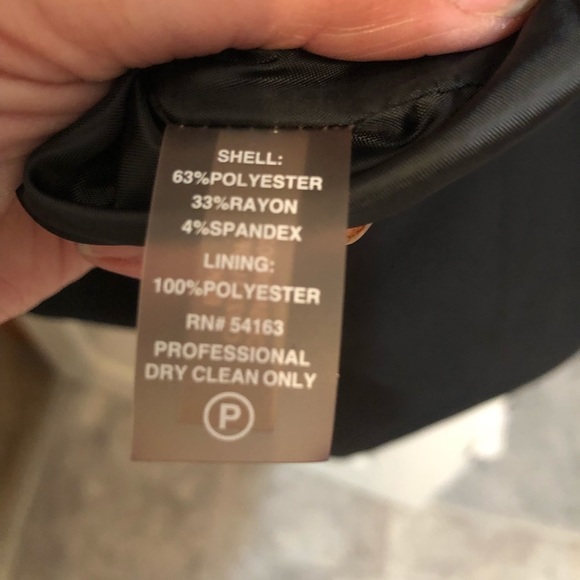 Calvin Klien size 14 black wrap dress with hidden zip gold detail - Picture 3 of 9